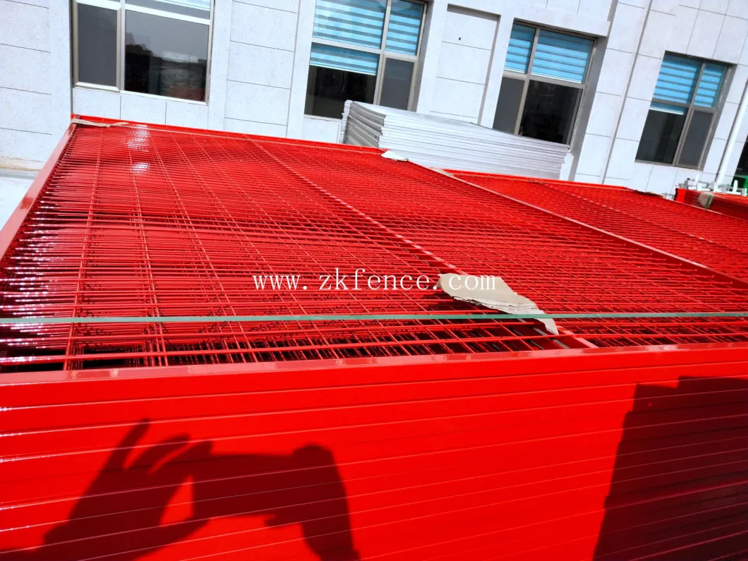 High Quality Steel Tubing and Wire Mesh Temporary Fence for Road