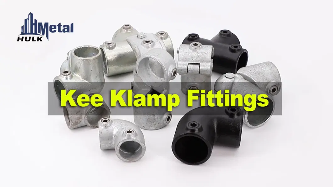 Factory Low Price Galvanized Tube Key Clamp Steel Structural Pipe Fitting