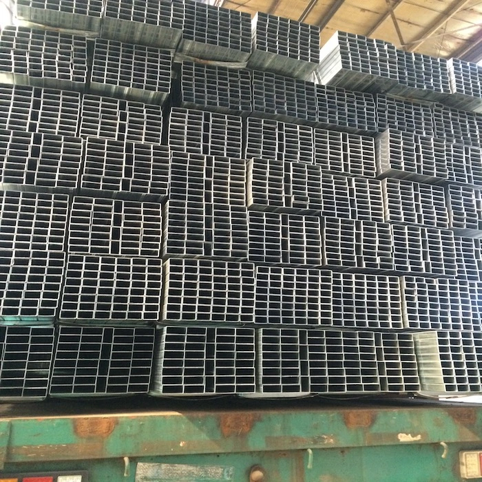 Q235B Steel Square Hollow Section Black and Galvanized Steel Pipes