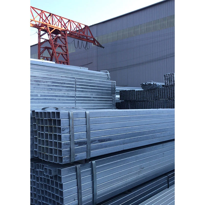 Hot-DIP Galvanized Mild Steel Square Rectangular Tube Ms Gi Hollow Section Steel Tube in Stock