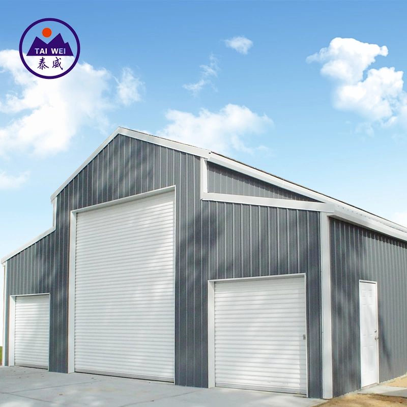 Light Type Industrial Construction Low Cost Prefabricated Warehouses Steel Structure