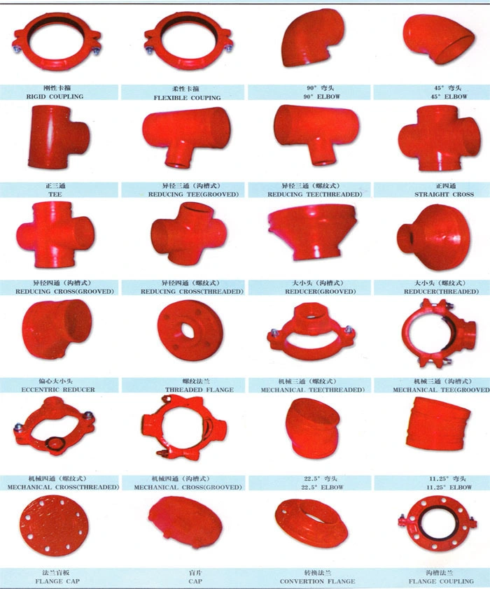 Fire Fighting Ductile Iron Pipe Fitting with UL FM Certificate