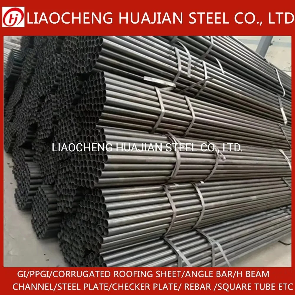 Q235B Q355b 100X100 Square Steel Tube Supplier ERW Galvanized Black Square Rectangle Tube Hollow Section