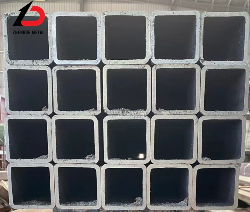 Manufacture Square Black Mild Low Carbon ASTM A500 A36 1*1inches*1.4mm ERW Seamless Rectangular Steel Tube Factory Price