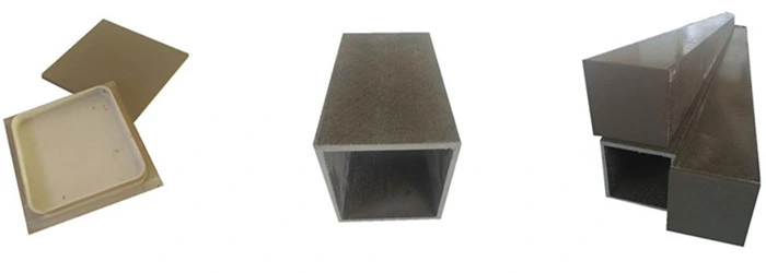 Fiberglass Composite Surface Mat Smooth Glass Fiber Square Tube