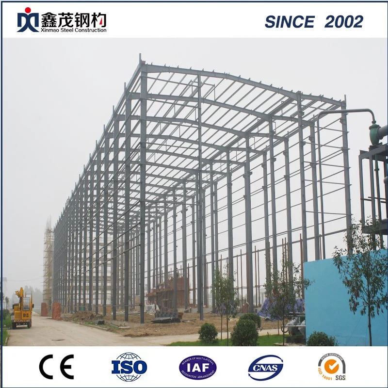 Gable Frame Light Metal Building Prefabricated Industrial Steel Structure Construction