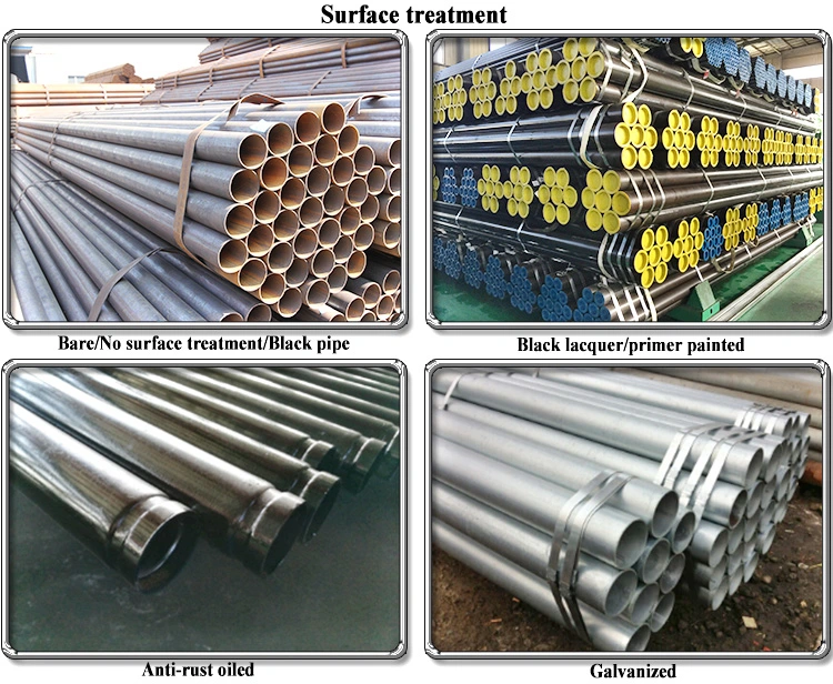 Carbon Steel Pipe Steel Tube Seamless ASTM A36 S335 Ss400 Hot Rolled Iron Metal Sch40 GB Standard ISO Certificate Round Shape for Pipeline