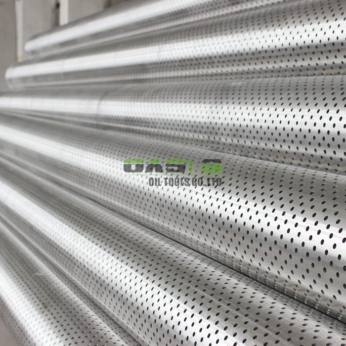 Oasis Stainless Steel 304 304L 316L Perforated Base Casing Tubing for Drilling