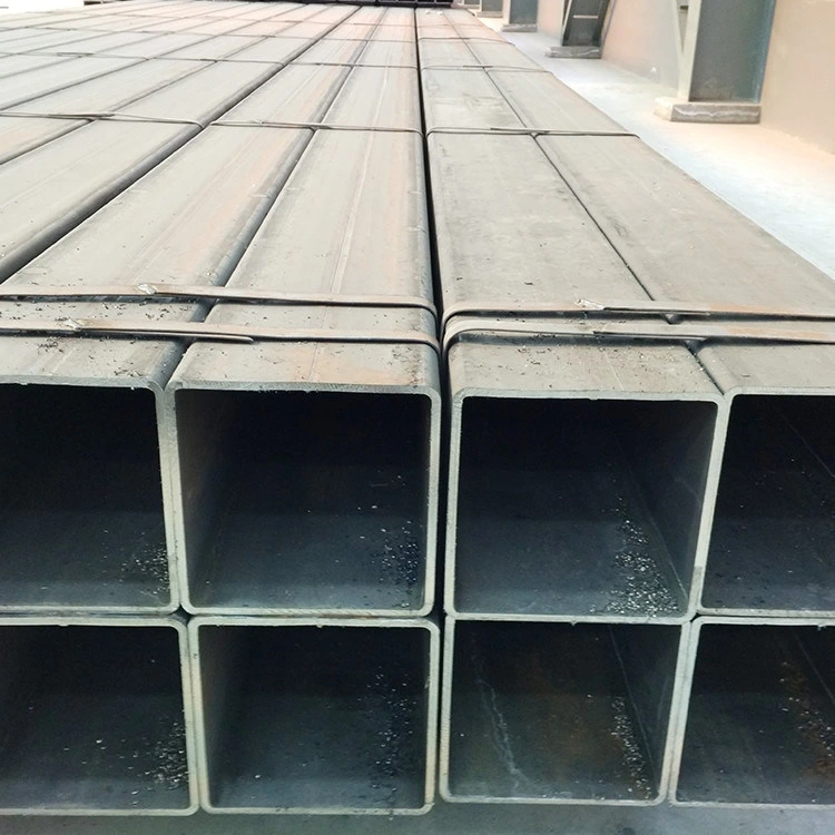 Lowest Wholesale Price Q235 Structural Building Material Round Square Rectangular Hollow Section Black Iron Ms Pipe