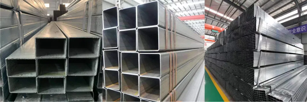 2 Inch 2.5 Inch 3 Inch Galvanized Square Steel Pipe 80X80X2.5mm Galvanized Steel Square Perforated Tube