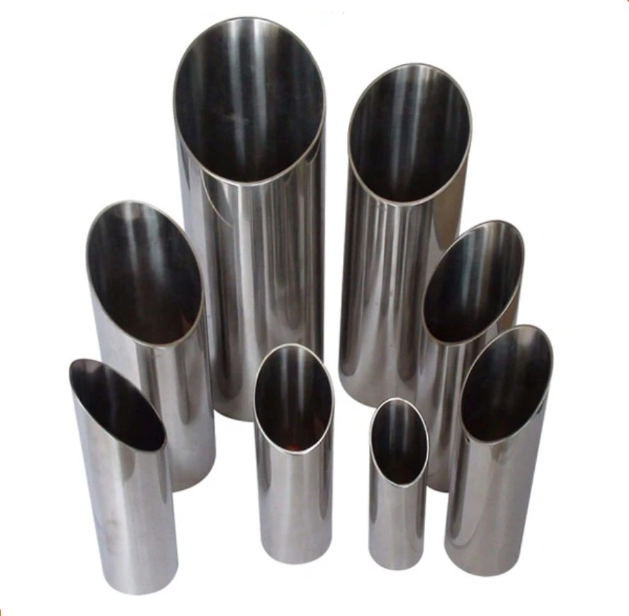 304 Stainless Steel Heteromorphic Square Slotted Tube U Channel Glass Railing Round Stainless Steel Pip