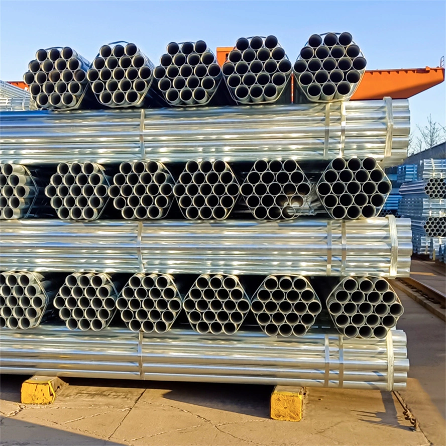 Hot Sales API ASTM A53 Q235 Q345 Q195 Hot Dipped /Galvanized Round Gi Steel/Seamless Tube Galvanized Pipe for Gas and Oil Transmission