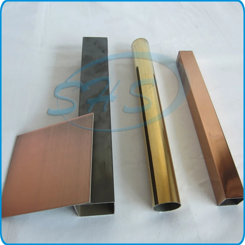 Color (Black) Stainless Steel Tubing with Mirror Polishing