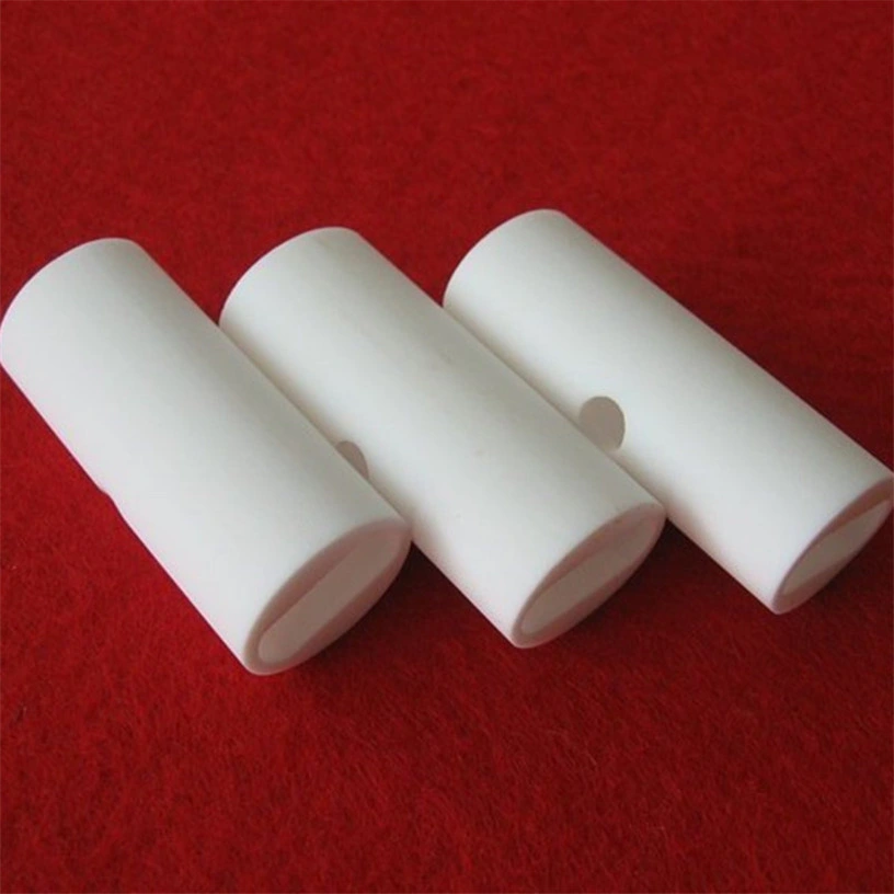 Easy to Process White Color Macor Machinable Glass Ceramic Structural Tube for Auto Machine