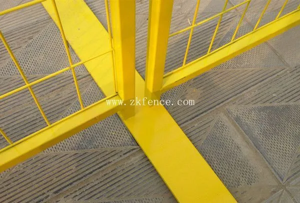 High Quality Steel Tubing and Wire Mesh Temporary Construction Fence