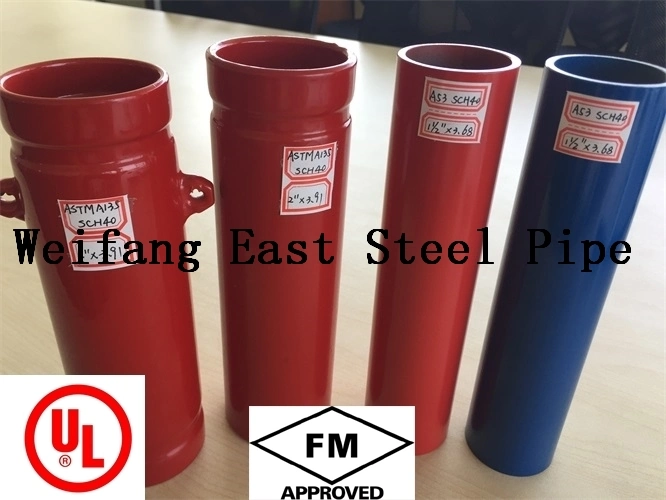 UL/FM ASTM A135 Sch40 Steel Pipe for Sprinkler Fire Fighting System