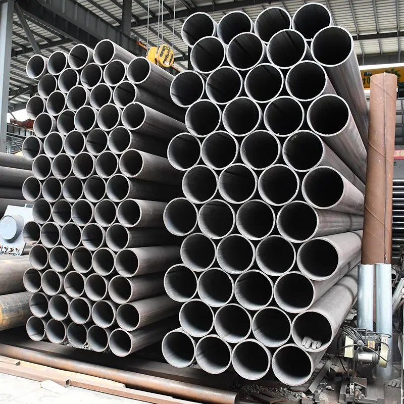 ASTM A53 API 5L Schedule 40 Gr. B Stright Seam Structural Carbon Steel Tube Round Hollow Thin Black Steel Pipe