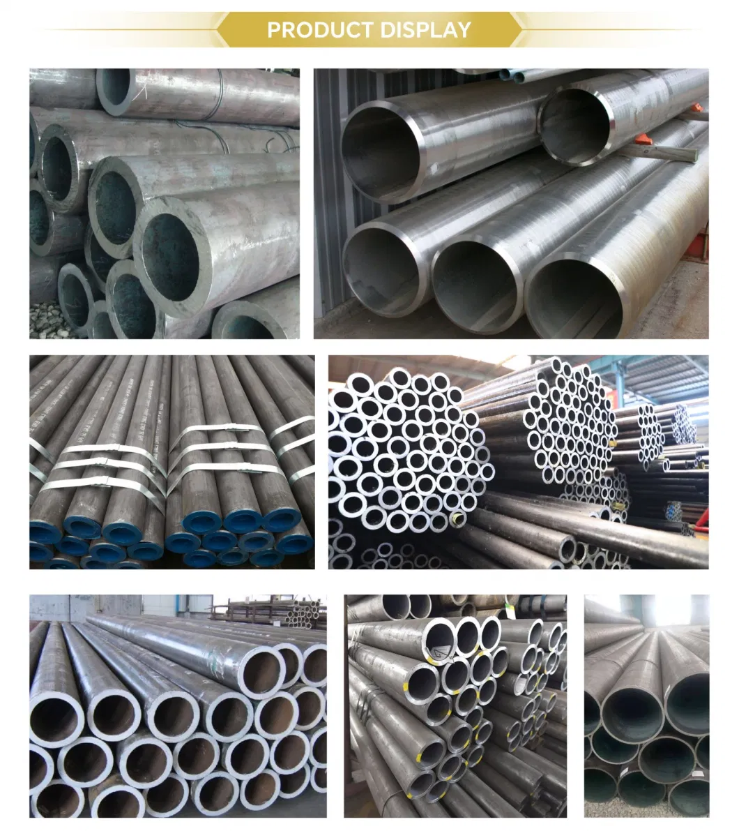 ASTM A106 A53 Customized Carbon Seamless Steel Pipe Hot Rolled Seamless Steel Tubes for Structural Purposes