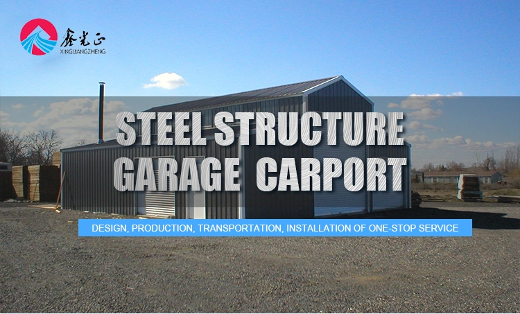 Prefab Metal Garage Xinguangzheng Steel Structure Galvanized Square Tubing for Carports Near Me