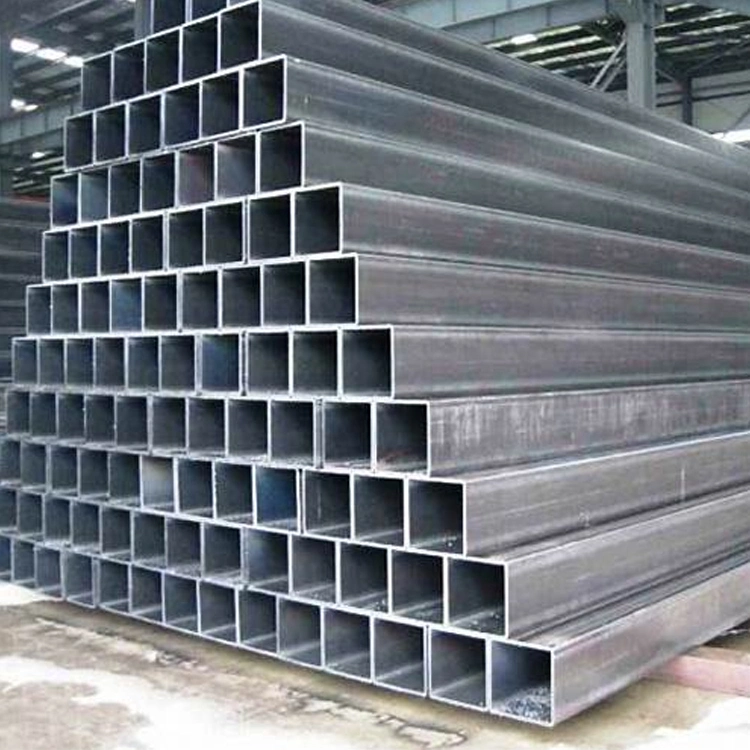 Square and Rectangular Steel Pipe Ss400 A36 Q195 Black Carbon Square Tube Hollow Section