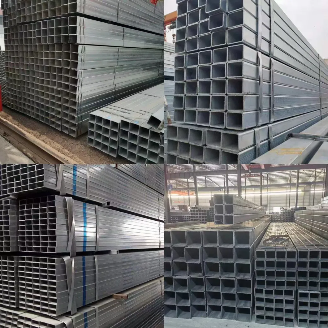 2 Inch 2.5 Inch 3 Inch Galvanized Square Steel Pipe 80X80X2.5mm Galvanized Steel Square Perforated Tube