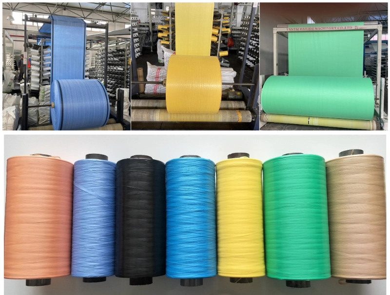 China Factory Manufacturer Tubular Fabric Sheet Fabric Roll PP Woven Fabric Laminated Coated Fabric for Big Bag PP Woven Bag