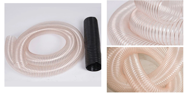 High Pressure Plastic Insulated Flex Air Duct Ventilation PU Polyurethane Tubing