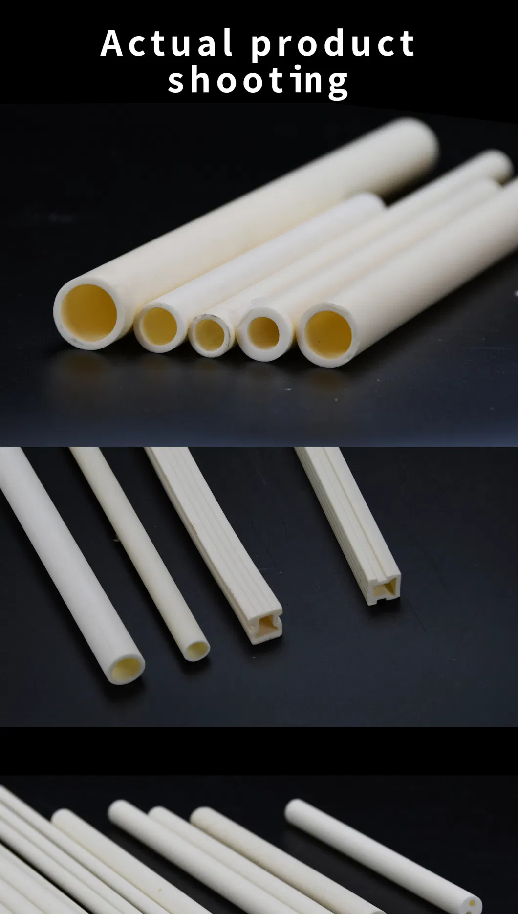 Square-Hole Alumina Ceramic Pipe