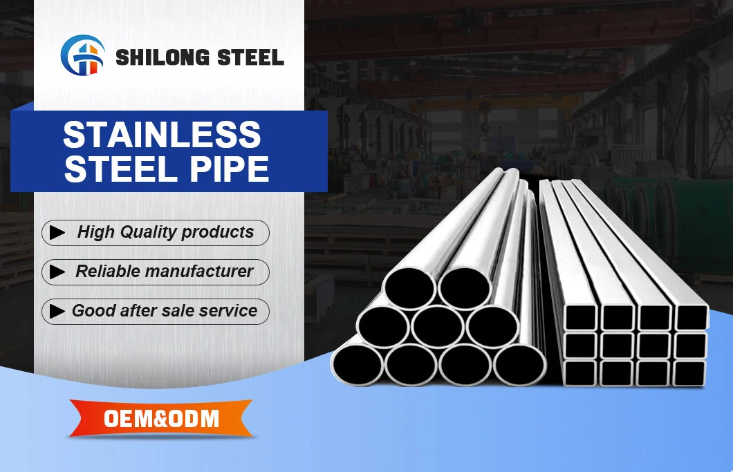 JIS 201 202 304 316L 309S 310S 321 Seamless Steel Pipe Cold Hot Rolled Stainless Steel Square Tube