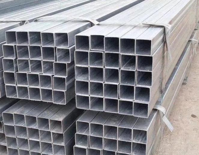 Hot-DIP Galvanizing Is Bright Mild Carbon Pre Galvanized Square Iron Steel Tube Zinc Coated Z275g 50*50mm Gi Galvanized Rectangle Rectangular Steel Pipe