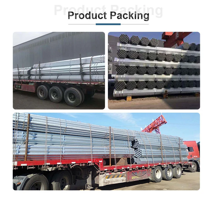 Manufacturer Ss400 S235jr Cold Rolled Round Hollow Section Metal Tube Gi Iron Pre Galvanized Steel Pipe Both End Threaded 21.3~323.8mm HDG Round/Square Shape