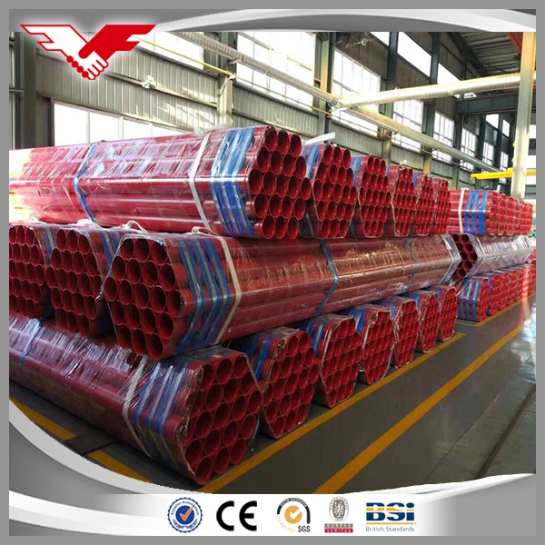 High Quality Youfa Factory UL Certified Fire Fighting System Pipes with Red Coating Grooved End