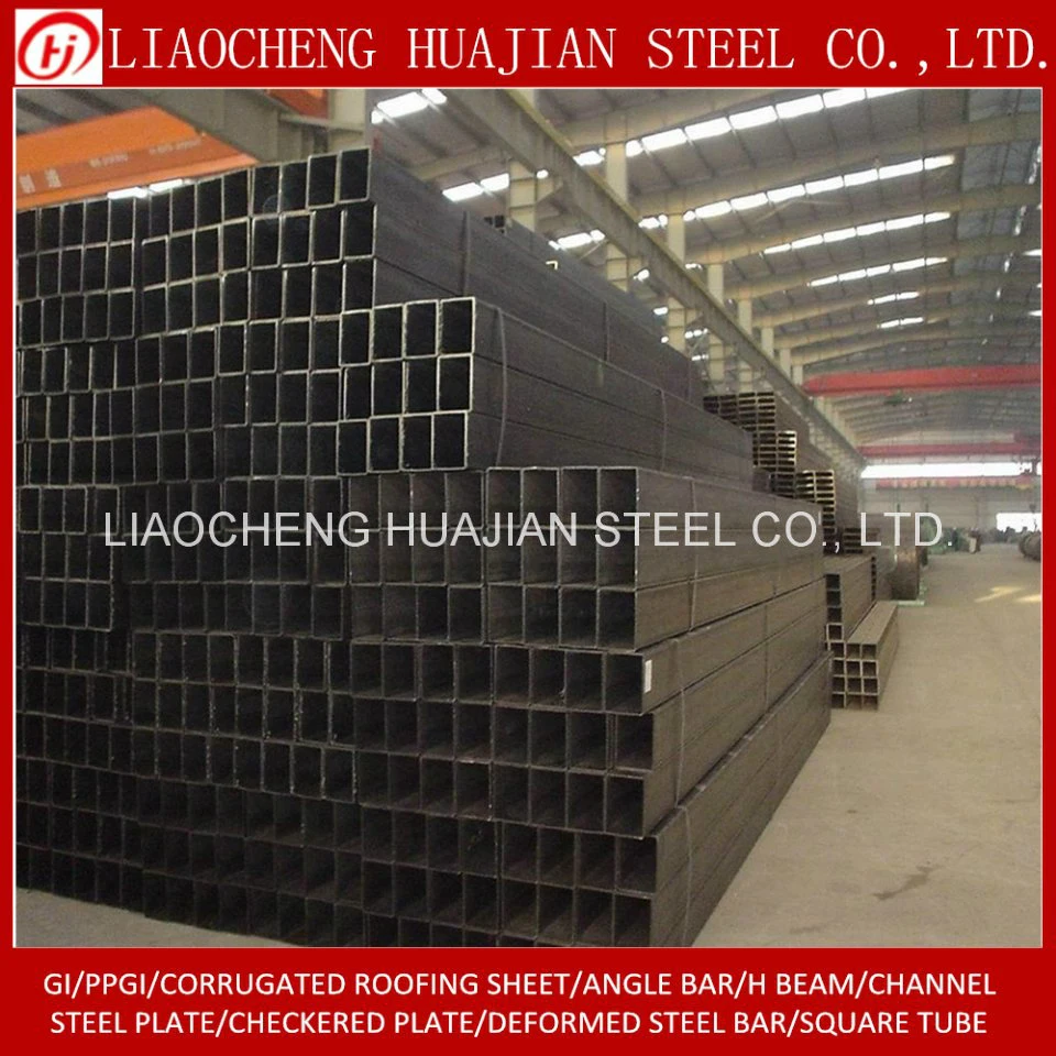 Gi Pipe Welded ERW Round Square Rectangular Rhs Shs Hollow Section Steel Tube Galvanised Steel Tube