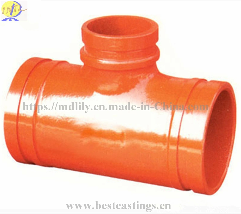 OEM UL/FM Ductile Iron Grooved Coupling Galvanized Pipe Fittings for Fire Fighting