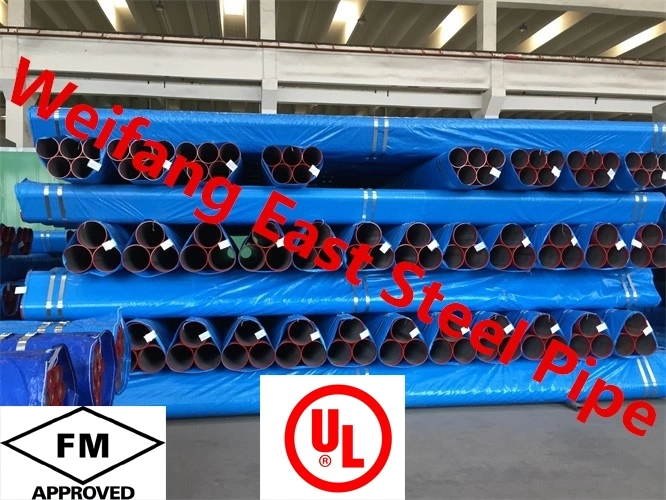 UL/FM ASTM A135 Sch40 Steel Pipe for Sprinkler Fire Fighting System