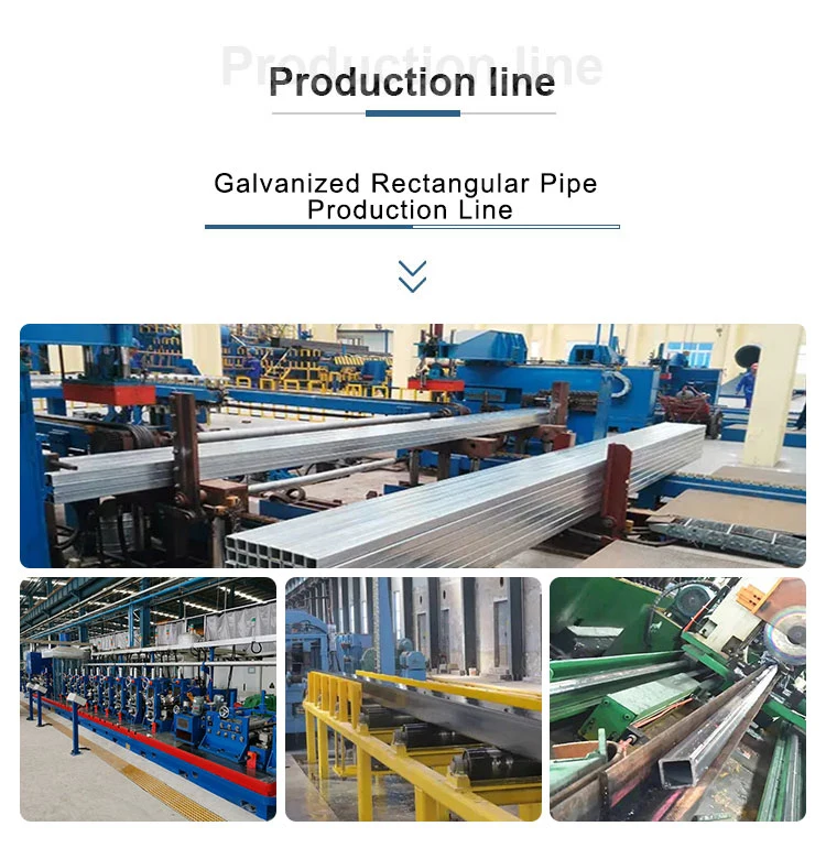 15*15mm Galvanized Square/200*400mm Rectangular Steel Pipe/Tube ASTM A500 Gr.a Gr.B Q195 Grade B Ss330 SPHC S185 Q345 Ss500 St52 Gi Shs Iron Black Painted Tube