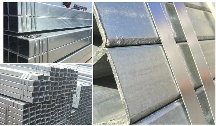 Rectangular/Square Steel Pipe/Tubes/Hollow Section Galvanized/Black Annealing at Lowest Price