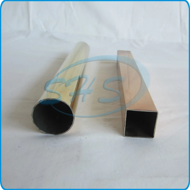 Color (Black) Stainless Steel Tubing with Mirror Polishing