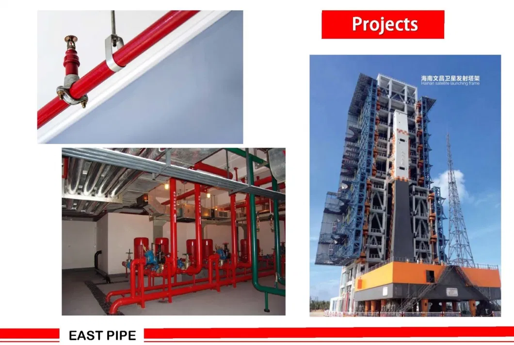 FM/UL ERW Galvanised Steel Pipe for Sprinkler Fire Fighting System