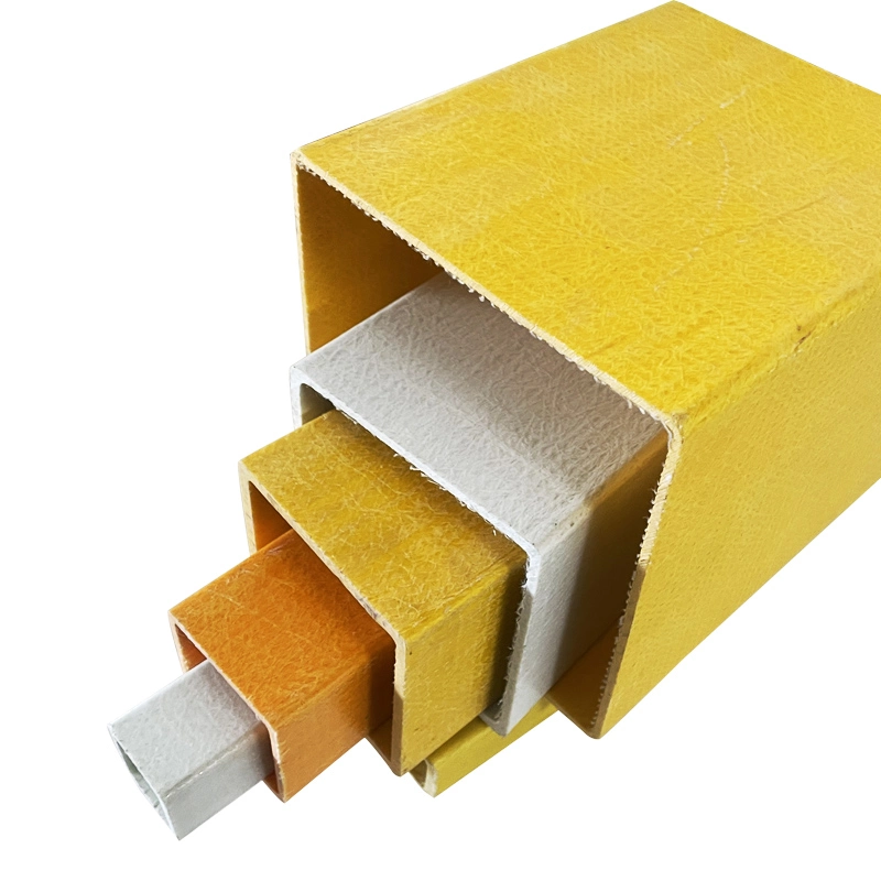 GRP FRP Fiberglass Pultruded Profile Square Rectangular Tube