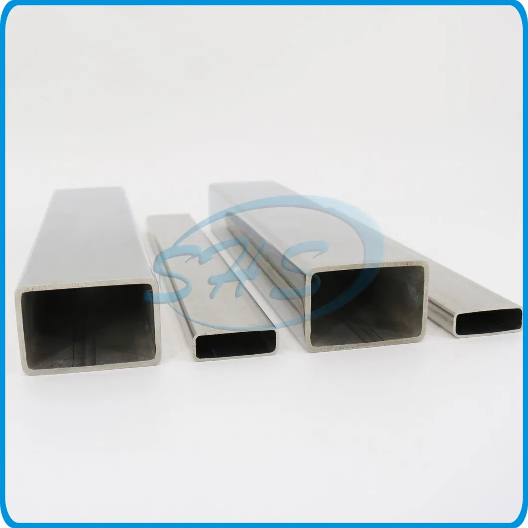 AISI 201 304 304L 316L Grade Stainless Steel Rectangular Tubing for Building Material