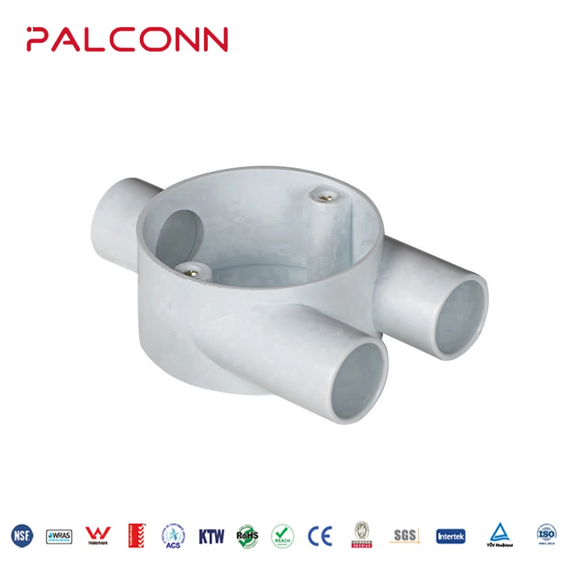 20mm Junction Box 4 Way PVC Electrical Conduit Tubing