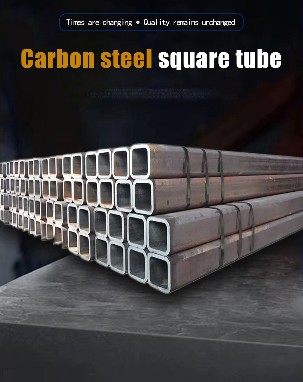 Hollow Section Hot Rolled Rectangular Carbon Steel Tube Weld Galvanized Square Steel Pipe Tube Tubing