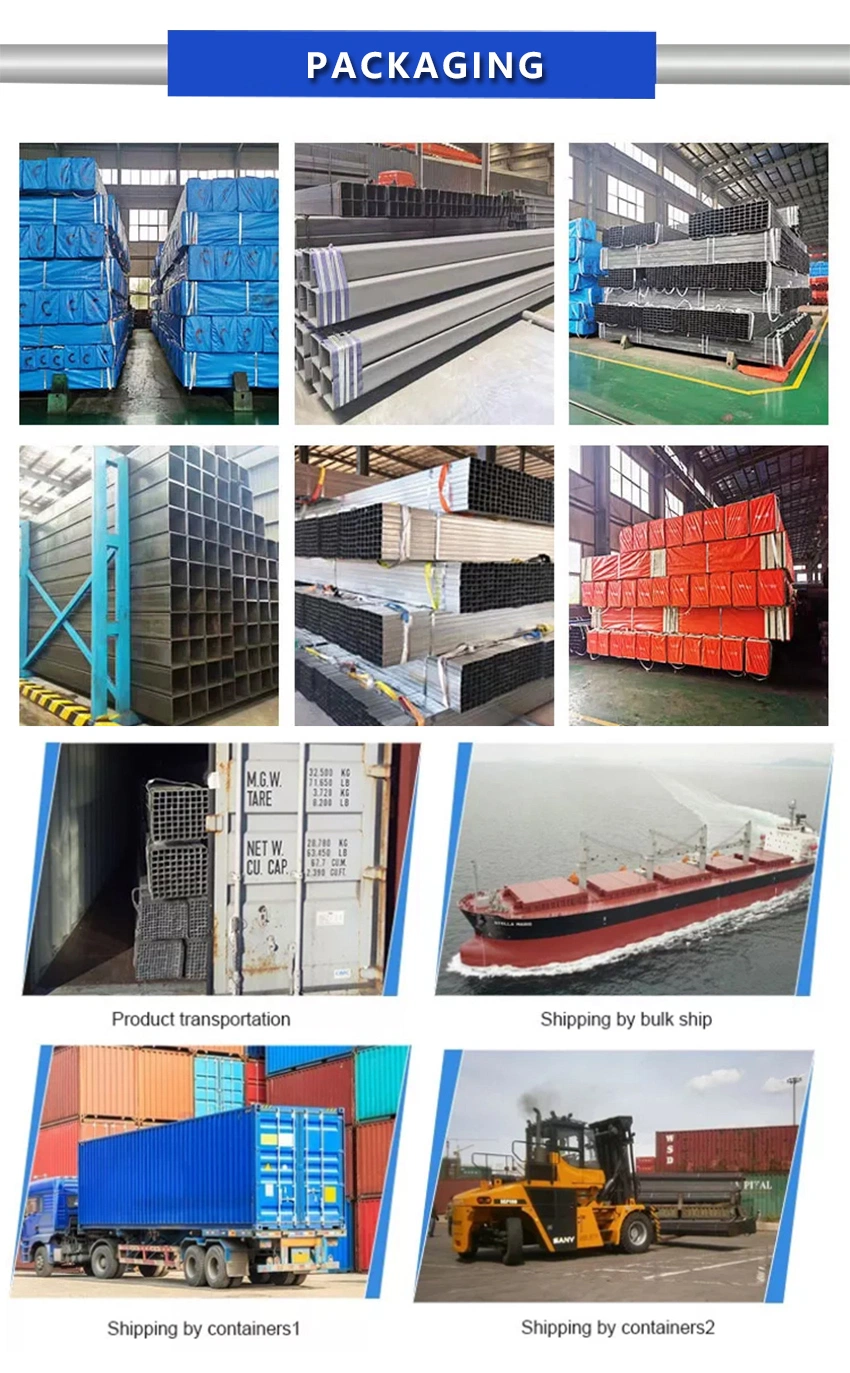 Factory Directly Supply 75X75 Tube Square Pipe/Galvanised Steel Square Tube/Square Top Lip Gloss Tubes