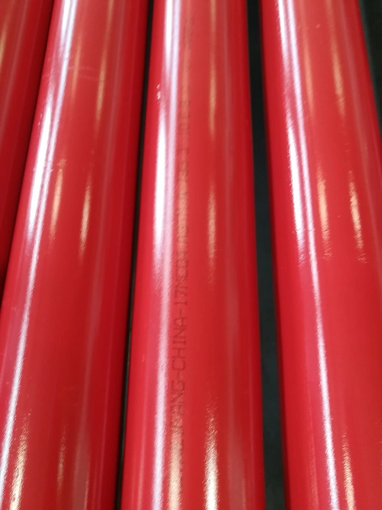 4&quot; Red Painted Grooved End Firefighting Steel Pipe