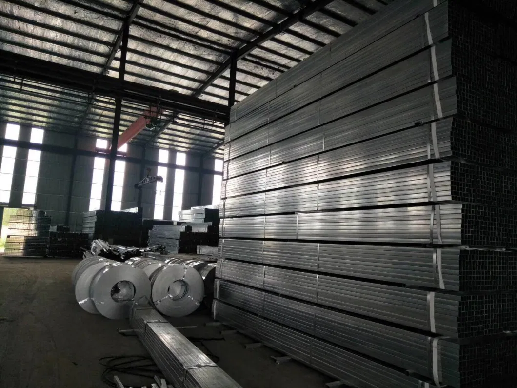 DN15 DN20 Ms Pipe Mild Steel Pipes Round Square Rectangular Carbon Steel Gi Galvanized Pipe