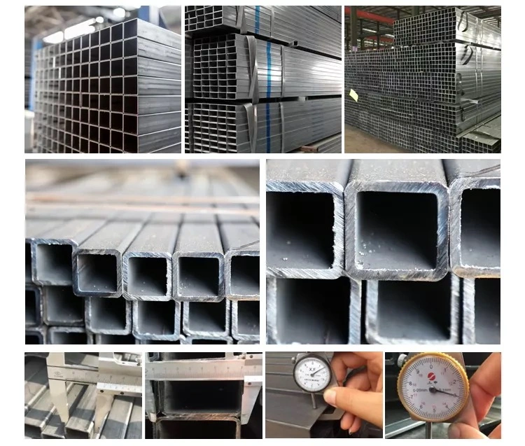 China Structural Galvanized Iron Gi Square Rectangular Steel Pipe Tube