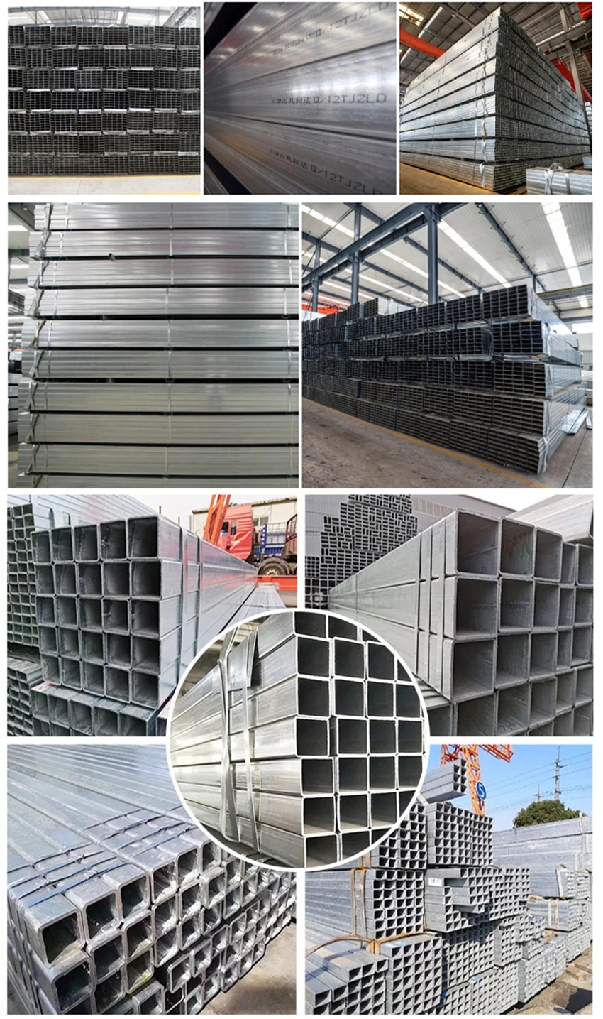 Factory Directly Supply 75X75 Tube Square Pipe/Galvanised Steel Square Tube/Square Top Lip Gloss Tubes