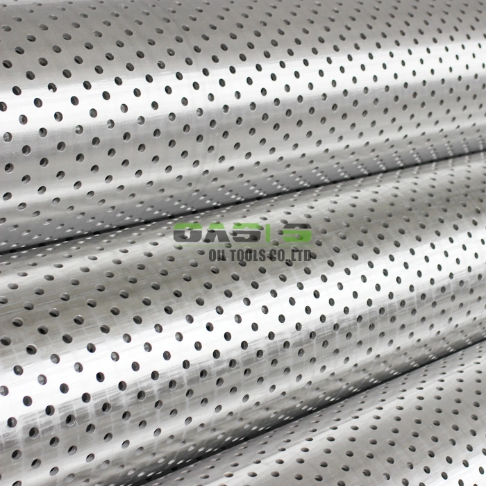 Oasis Stainless Steel 304 304L 316L Perforated Base Casing Tubing for Drilling