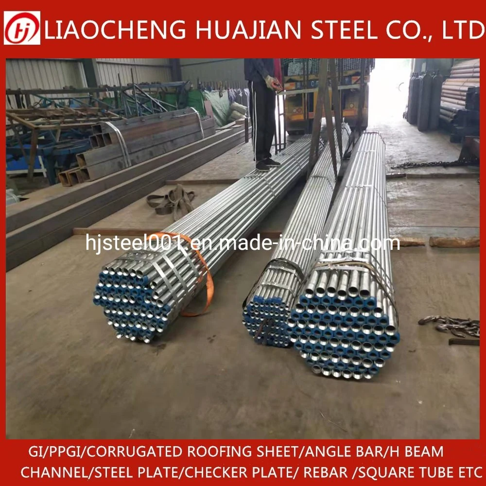 Gi Pipe Welded ERW Round Square Rectangular Rhs Shs Hollow Section Steel Tube Galvanised Steel Tube